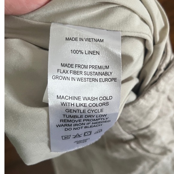 Quince 100%Linen Pants Lined Size 0 - Picture 7 of 7